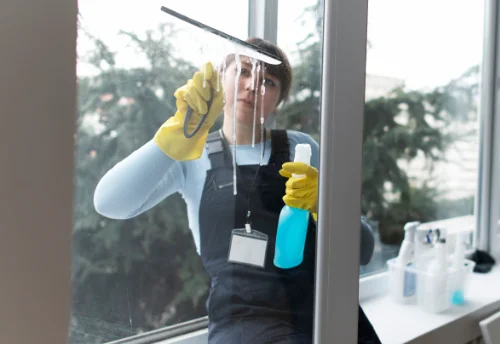 Nettoyage de vitres intérieures et extérieures à Bouchet